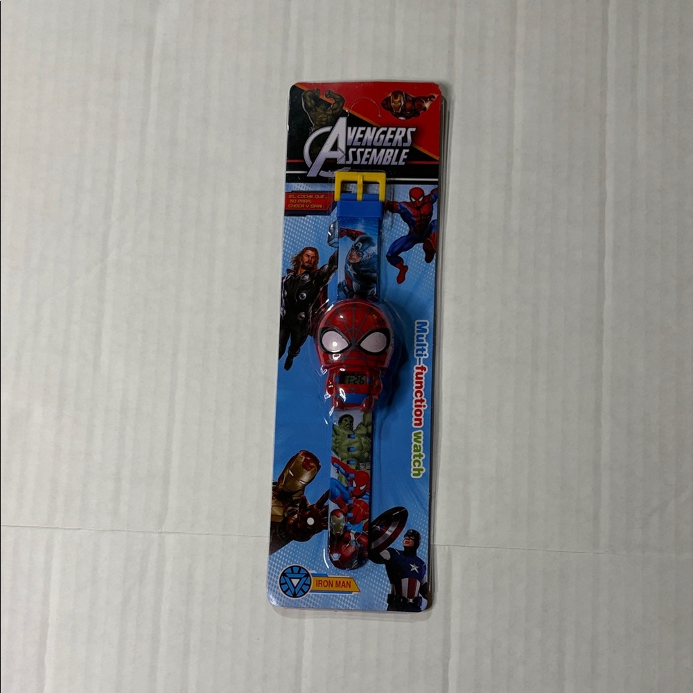 Avengers Assemble Spider-Man Kids Watch - Red & Blue